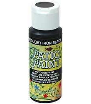 DecoArt Patio Paint - Wrought Iron Black 2oz